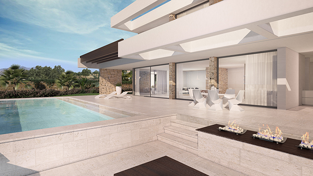 Contemporary new build villa for sale in Benalmadena