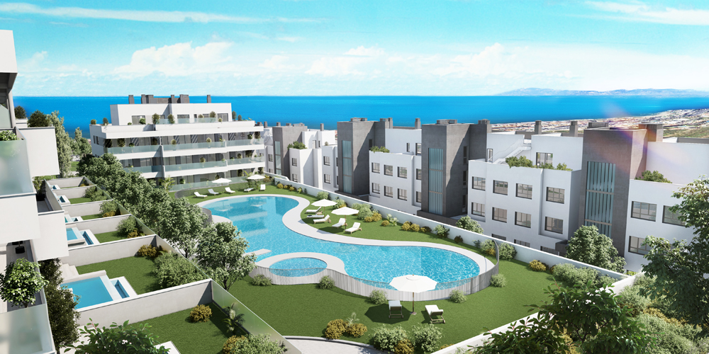 New New Build Apartments Costa Del Sol with Modern Garage